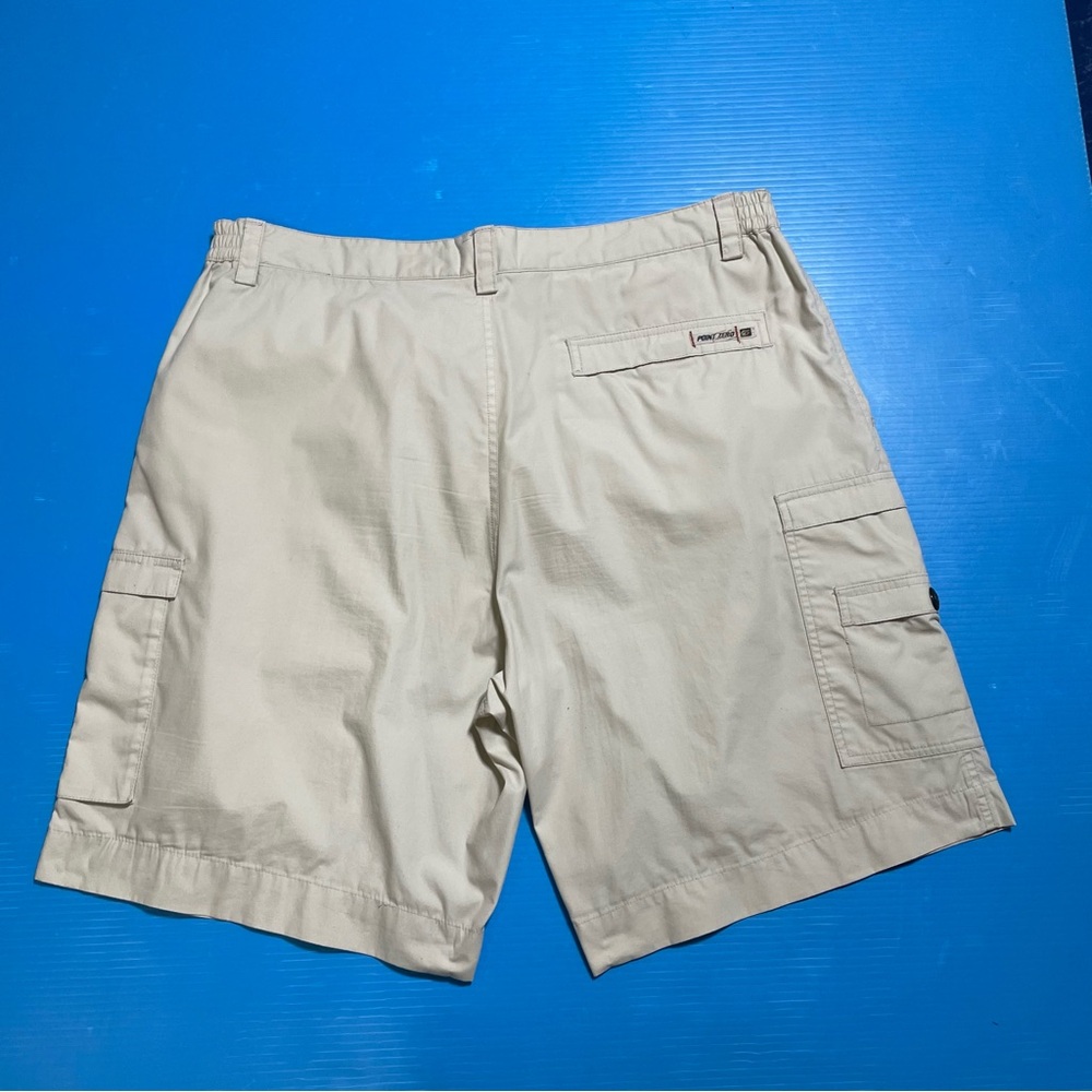 Point Zero Light Tan Cargo‎ Shorts - Picture 2 of 6